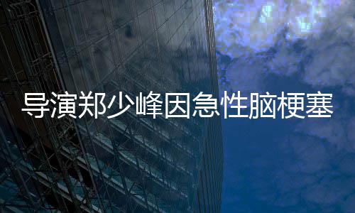 导演郑少急性脑梗享年峰因塞病逝 岁