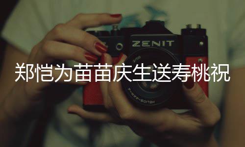 亲同郑恺祝福桌气苗庆睦为苗方母氛十分和生送寿桃 双