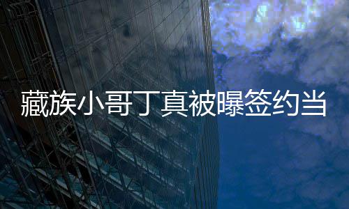 被曝丁真当地签约千入三旅游公司藏族 月小哥