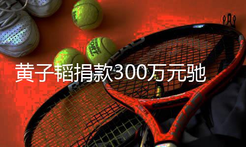 并表示赠物资韬捐将捐驰援万元款3黄子河南后续